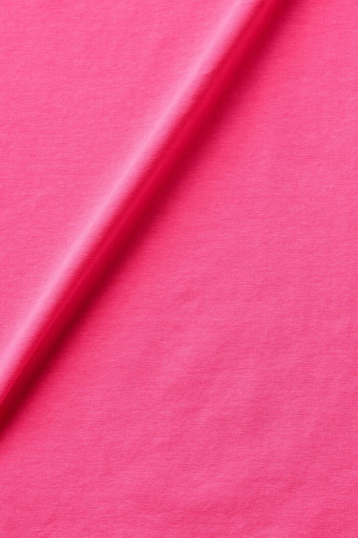 Camiseta de algodón ecológico sin mangas, PINK FUCHSIA, detail image number 5