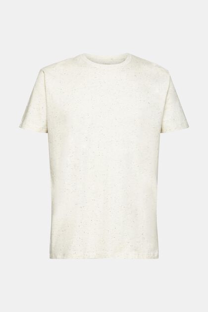 Camiseta de tejido jersey jaspeado, WHITE, overview