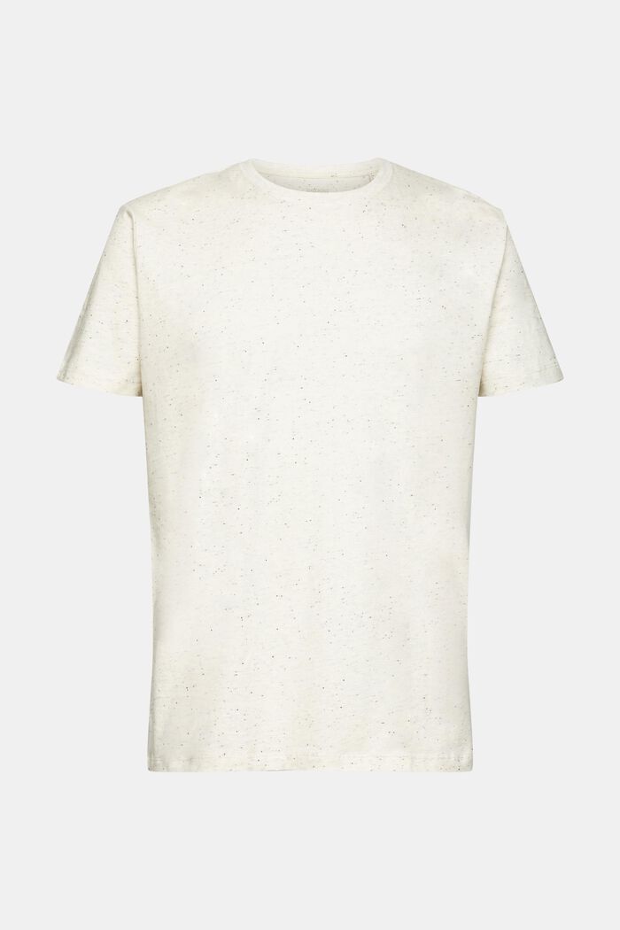Camiseta de tejido jersey jaspeado, WHITE, detail image number 6