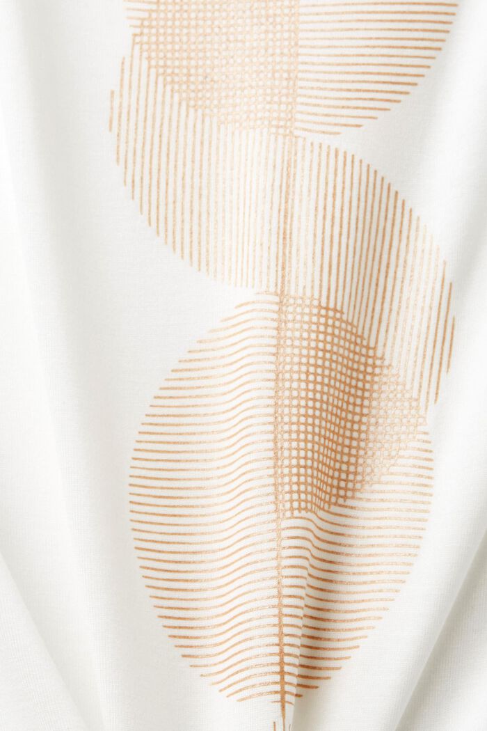 Camiseta con estampado frontal, LENZING™ ECOVERO™, OFF WHITE, detail image number 5