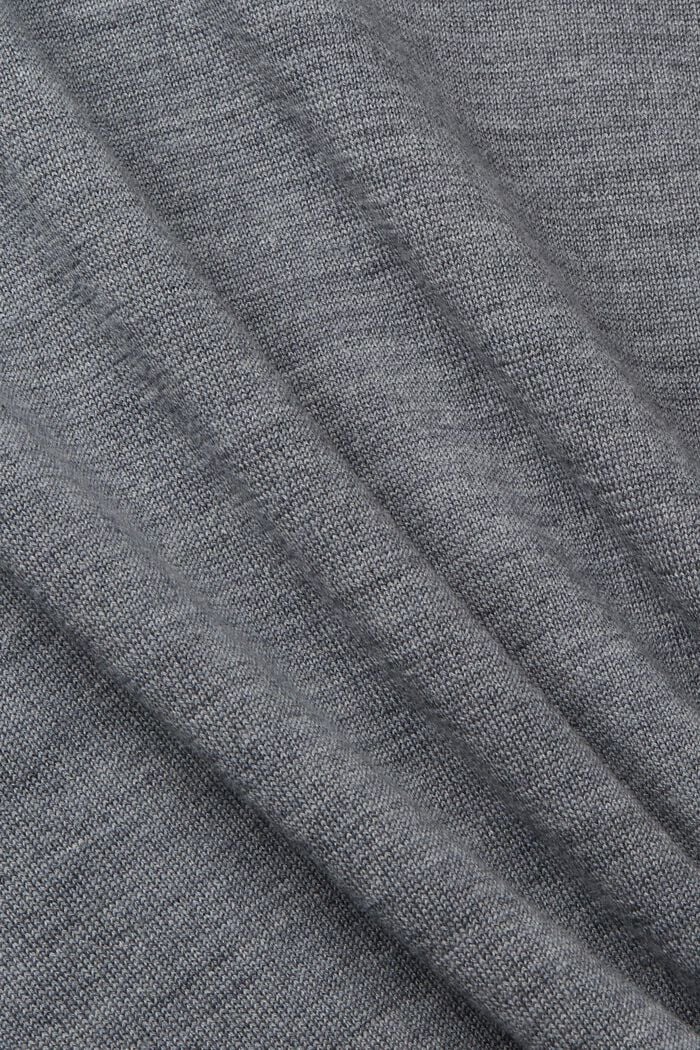 Jersey de lana de punto, GREY, detail image number 5