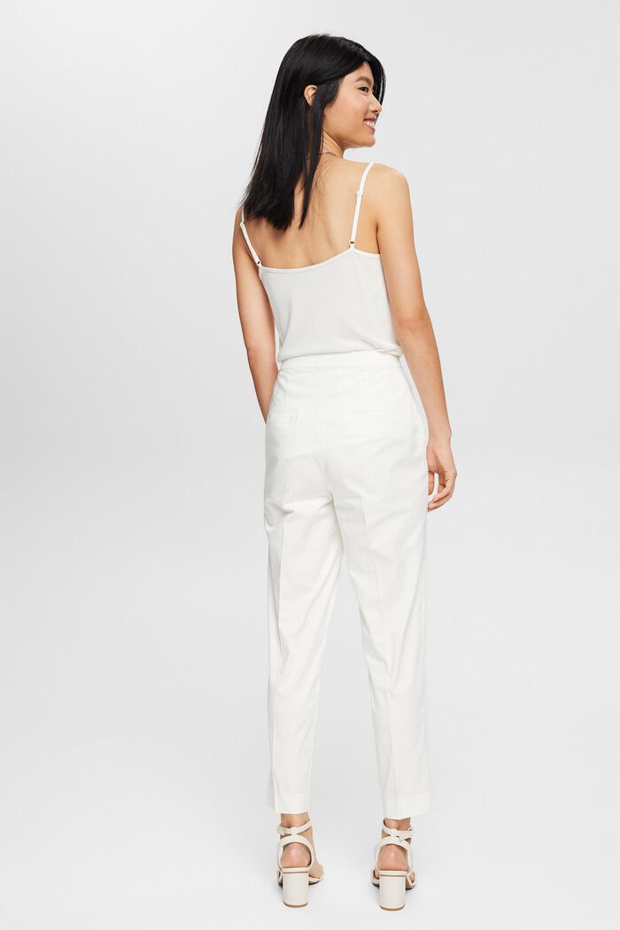 Pantalón chino de algodón, WHITE, detail image number 5
