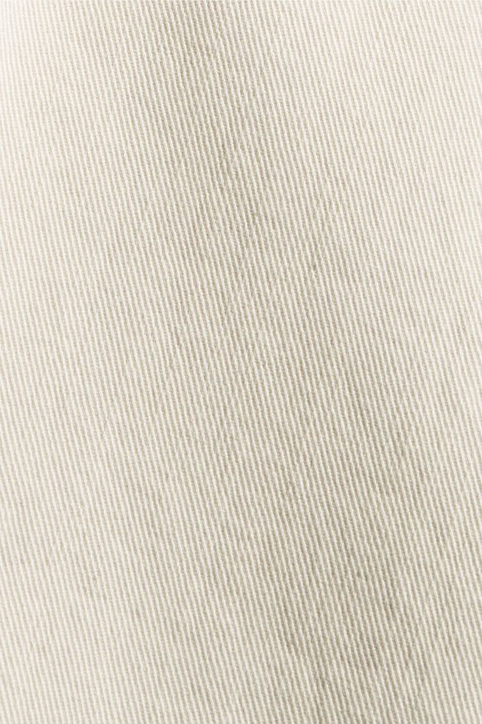 Pantalón tobillero de sarga con bolsillos grandes, SAND, detail image number 4