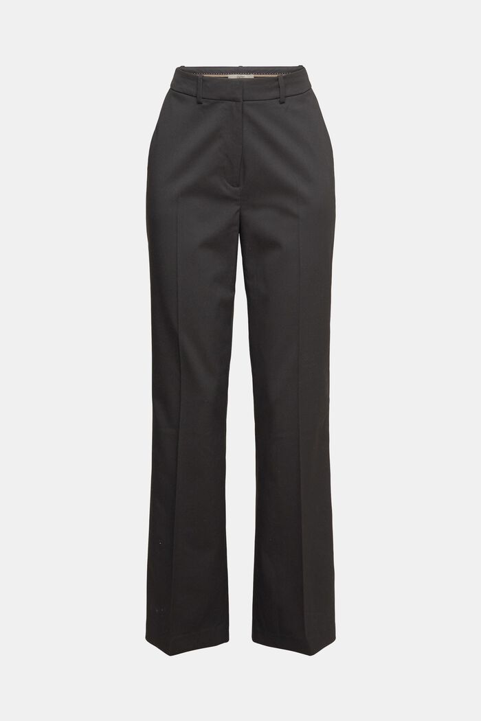 pantalón con perneras anchas, BLACK, overview