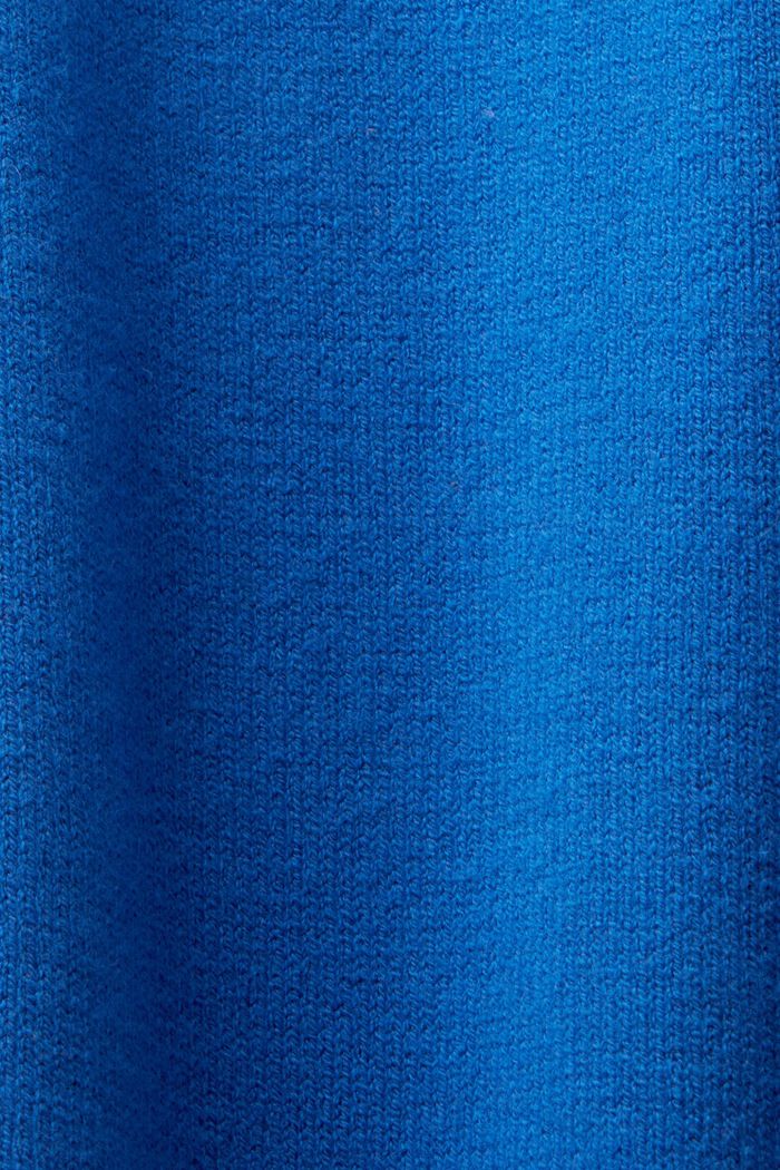 Vestido de punto con cuello alto, BRIGHT BLUE, detail image number 5