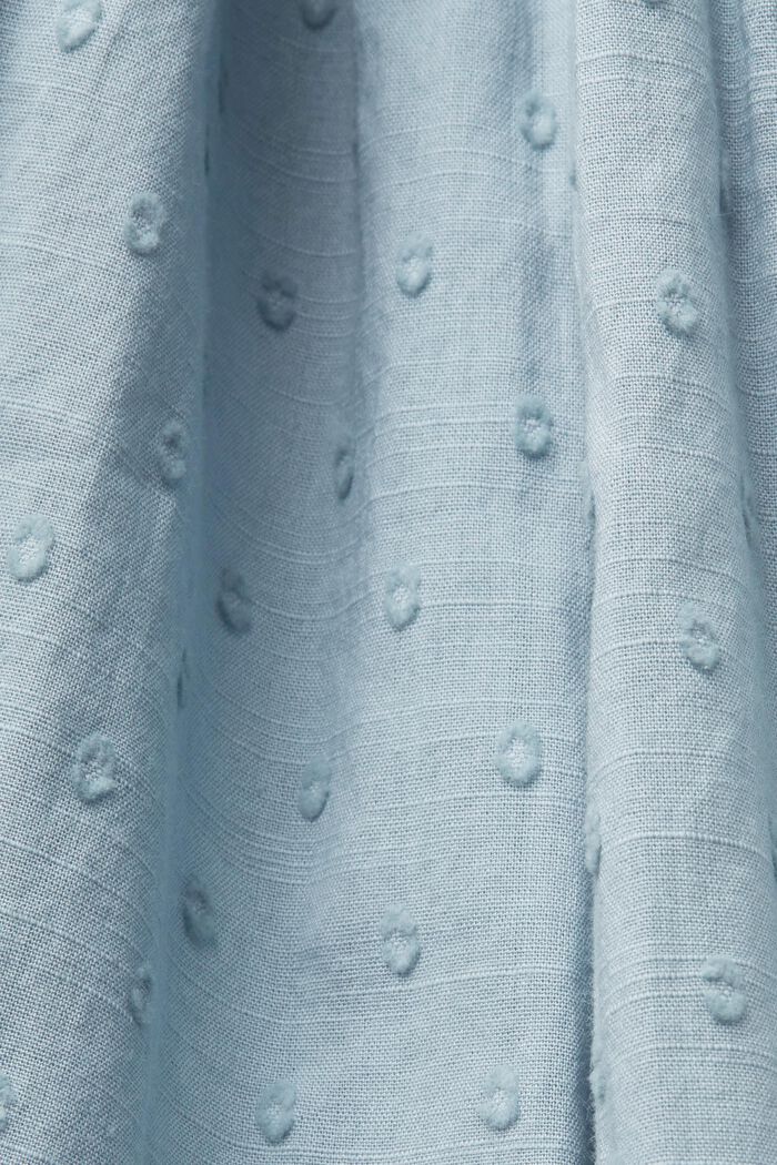 Blusa sin mangas a lunares, 100 % algodón, LIGHT BLUE LAVENDER, detail image number 4
