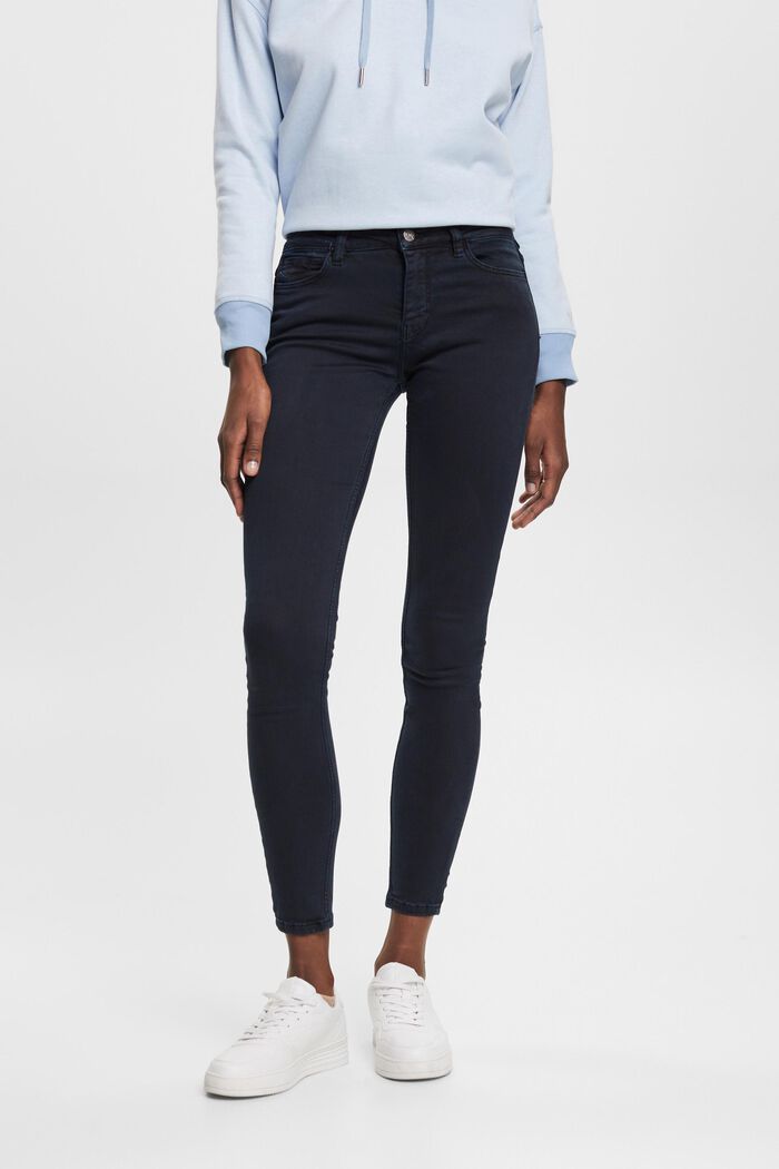 Jeans mid-rise skinny fit, NAVY, detail image number 0