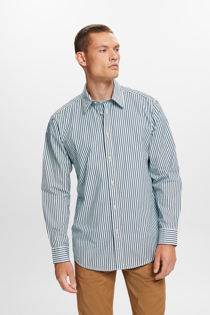 Camisa a rayas, 100% algodón, ICE, detail image number 0