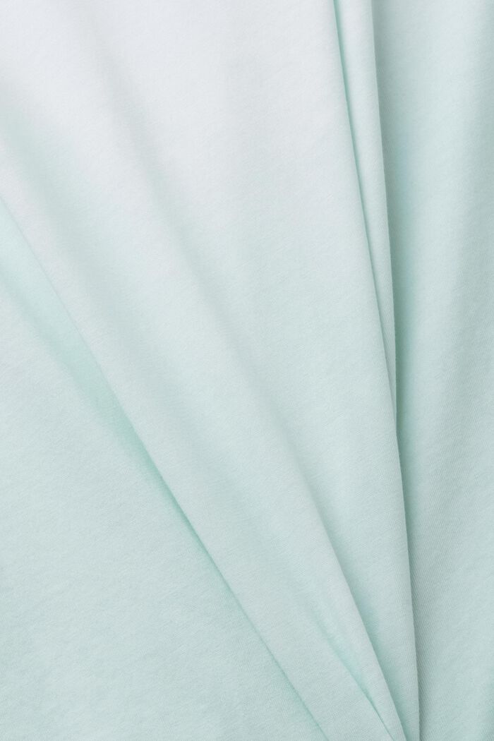 Camiseta bicolor teñida, LIGHT AQUA GREEN, detail image number 5