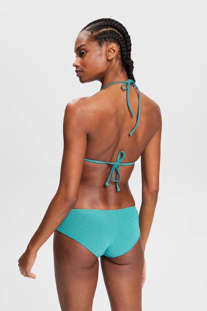 Braguita de bikini bicolor, AQUA GREEN, detail image number 2