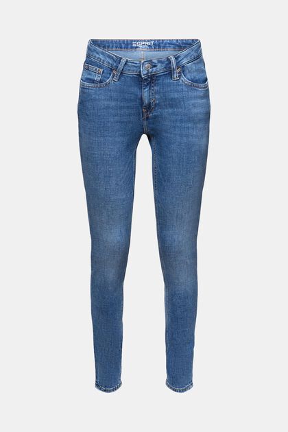 Reciclados: jeans mid-rise skinny fit elásticos