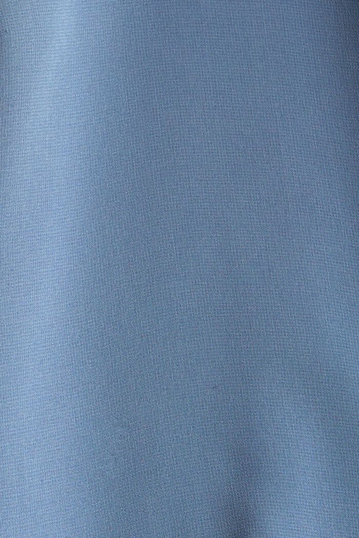 Reciclada: falda midi de crepé, GREY BLUE, detail image number 4