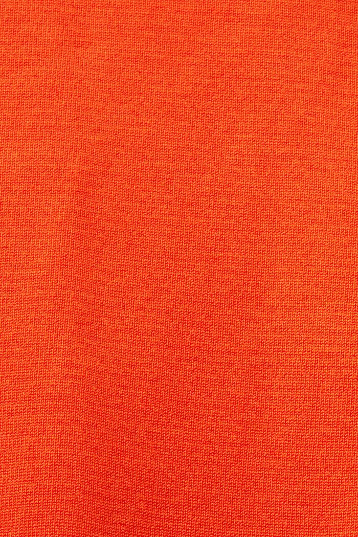 Jersey con cuello en pico, BRIGHT ORANGE, detail image number 5