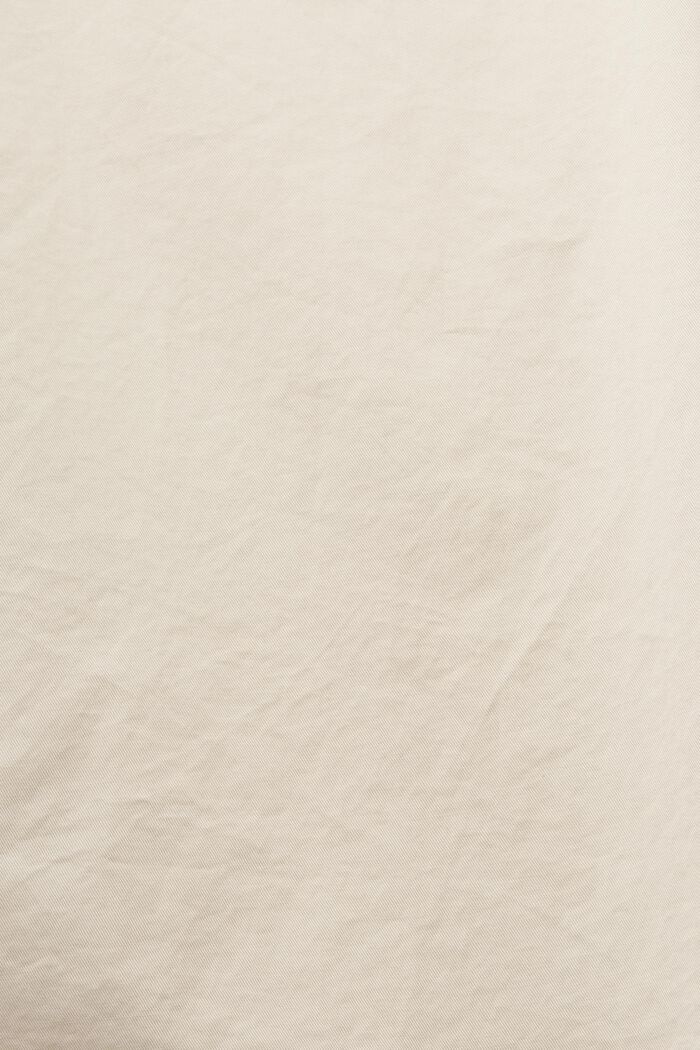 Camisa de algodón con dos bolsillos en el pecho, LIGHT TAUPE, detail image number 5