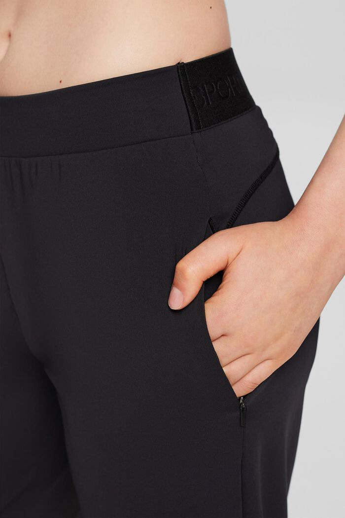 Reciclado: pantalón con perneras anchas, BLACK, detail image number 2
