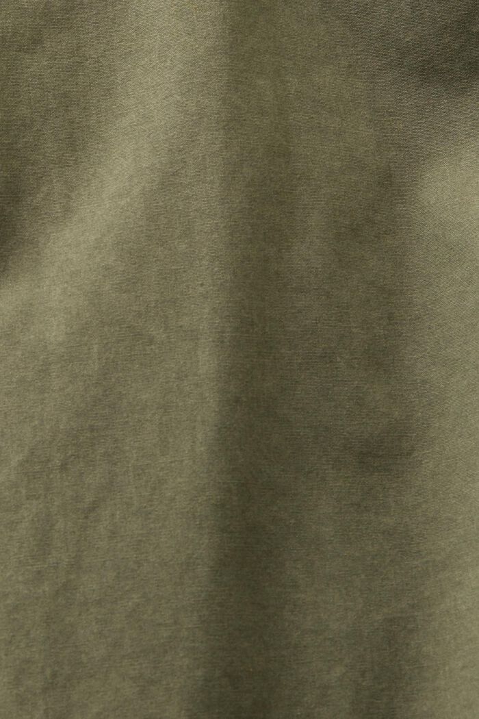 Pantalones estilo cargo, 100 % algodón, KHAKI GREEN, detail image number 6