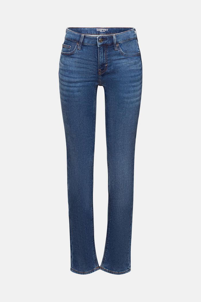 Jeans slim fit elásticos, BLUE DARK WASHED, detail image number 7