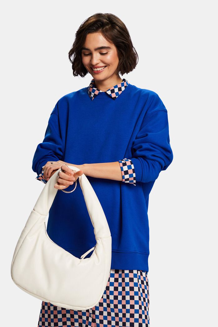 Sudadera estilo jersey confeccionada en una mezcla de algodón, BRIGHT BLUE, detail image number 0