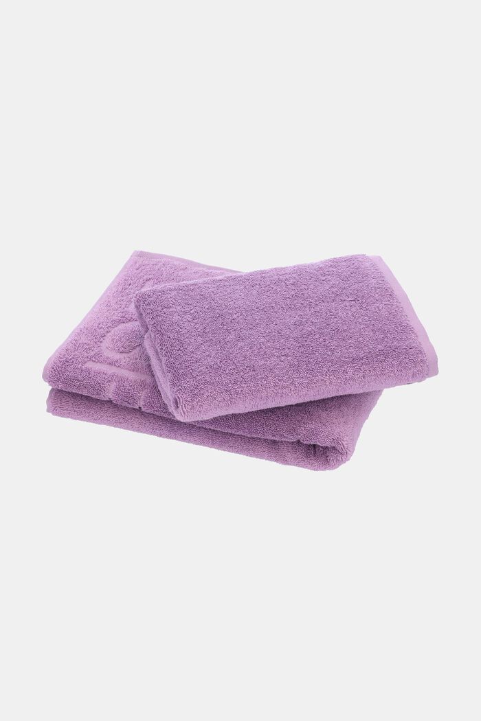 Pack de 2 toallas de mano, DARK LILAC, detail image number 0