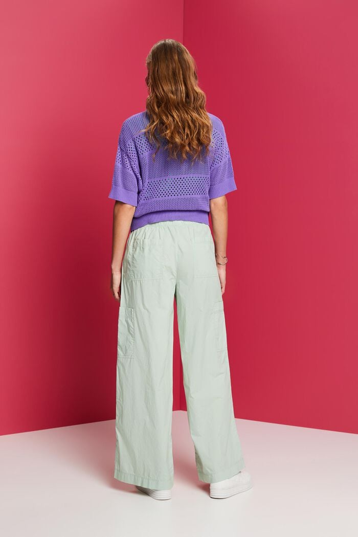 Pantalones estilo cargo, 100 % algodón, CITRUS GREEN, detail image number 3
