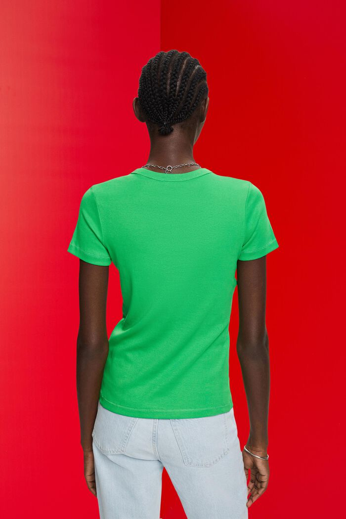 Camiseta de algodón, GREEN, detail image number 3