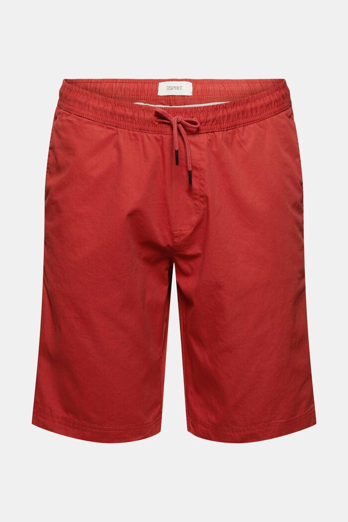 Shorts con cintura elástica, 100% algodón ecológico, RED, detail image number 7