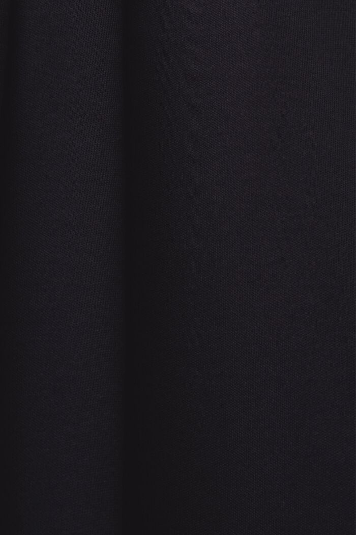 Pantalón tobillero de tejido jersey, 100% algodón, BLACK, detail image number 6