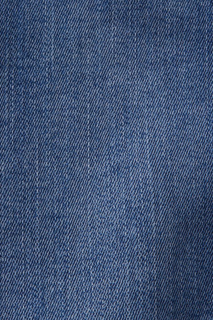 Vaqueros con efecto moldeador y cintura alta, BLUE MEDIUM WASHED, detail image number 6