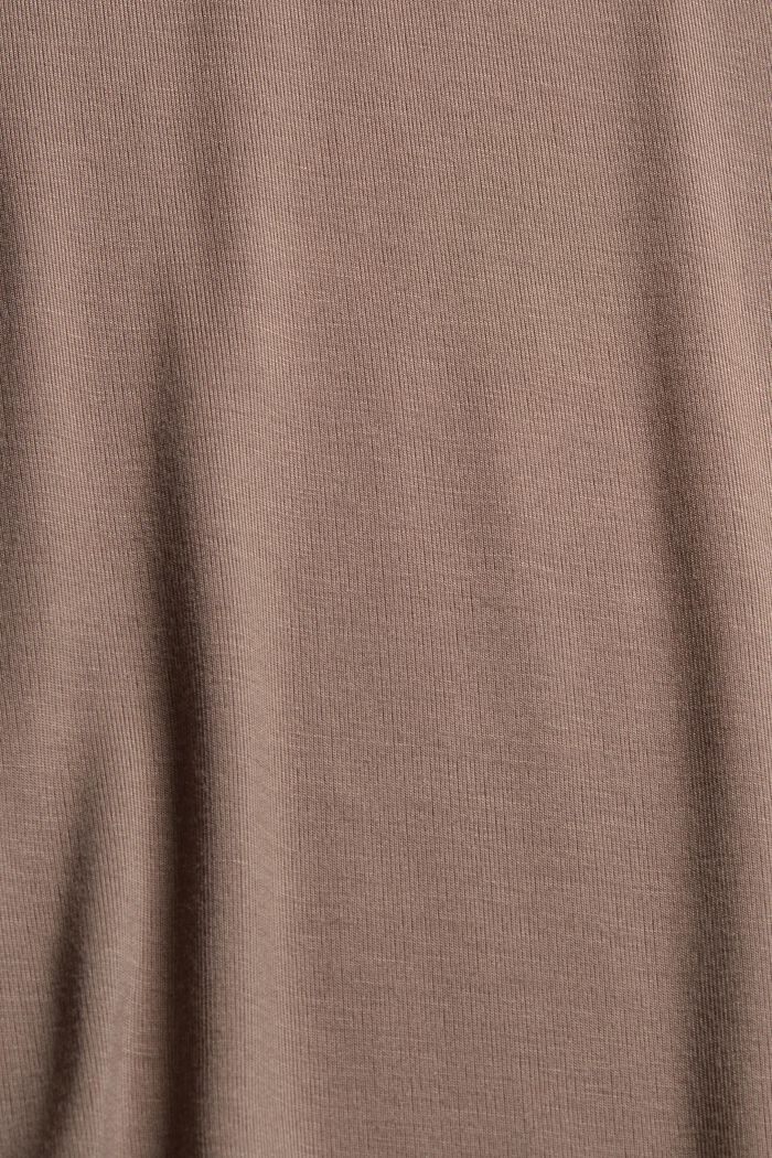 Pijama de jersey confeccionado en LENZING™ ECOVERO™, TAUPE, detail image number 4