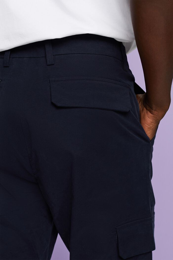 Pantalones cargo con perneras rectas, NAVY, detail image number 4
