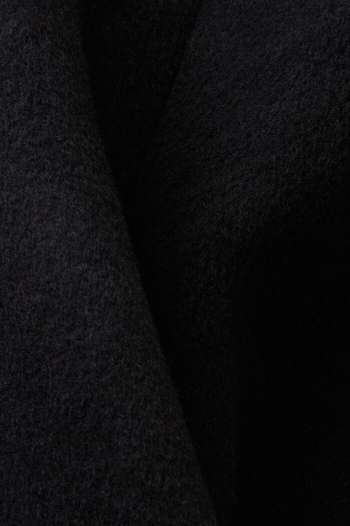 Chaqueta en mezcla de lana con cachemira, BLACK, detail image number 4