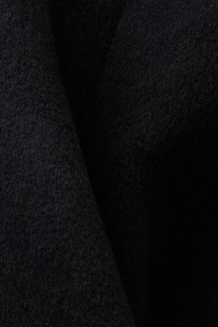 Chaqueta en mezcla de lana con cachemira, BLACK, detail image number 4