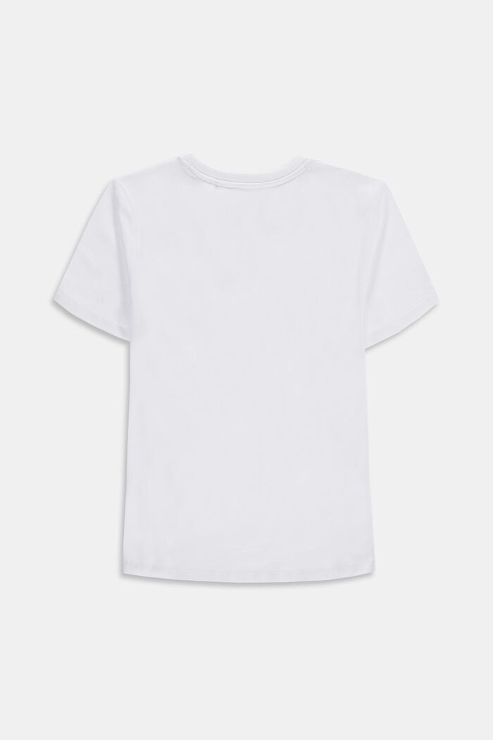 Camiseta con el logotipo en 100% algodón, WHITE, detail image number 1