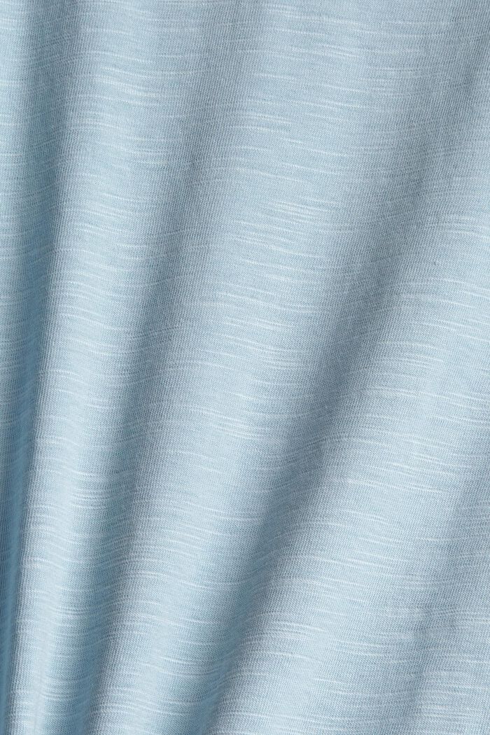 Camiseta en 100 % algodón ecológico, GREY BLUE, detail image number 1