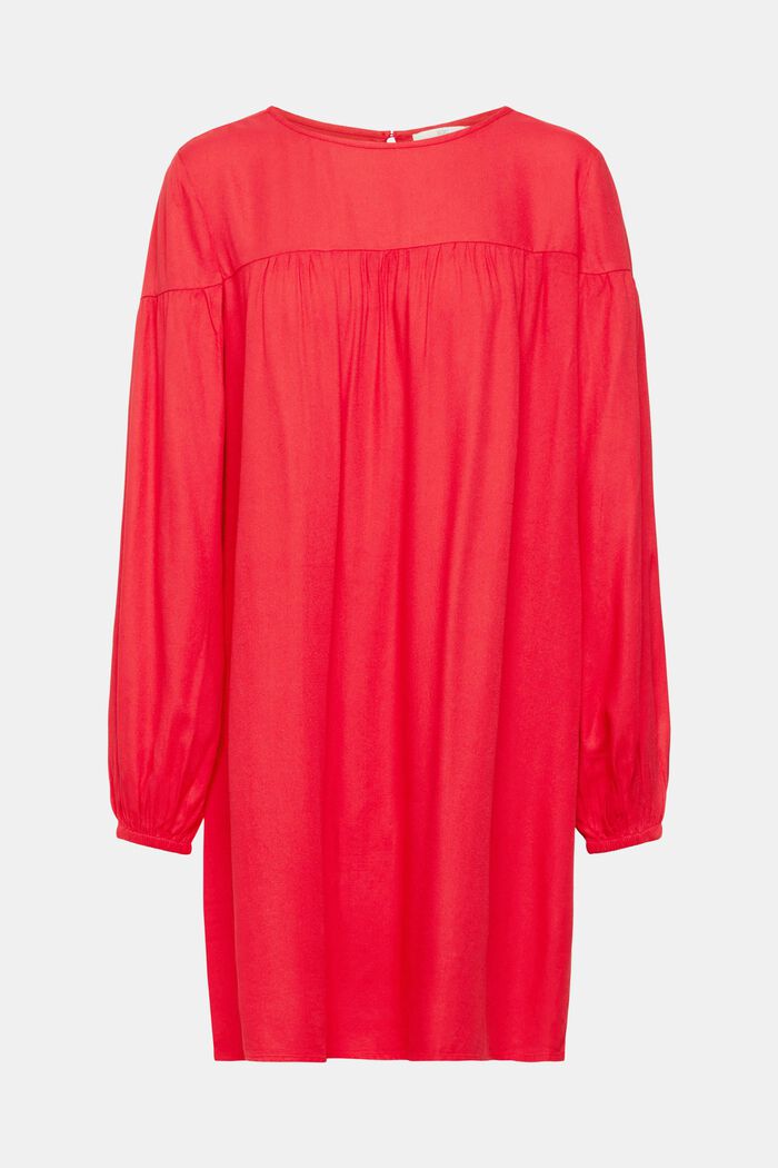 Vestido mini, LENZING™ ECOVERO™, DARK RED, detail image number 5