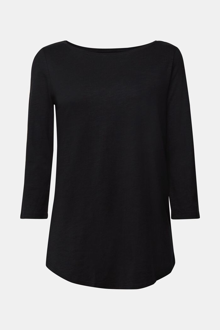 Camiseta de jersey en algodón ecológico, BLACK, detail image number 0