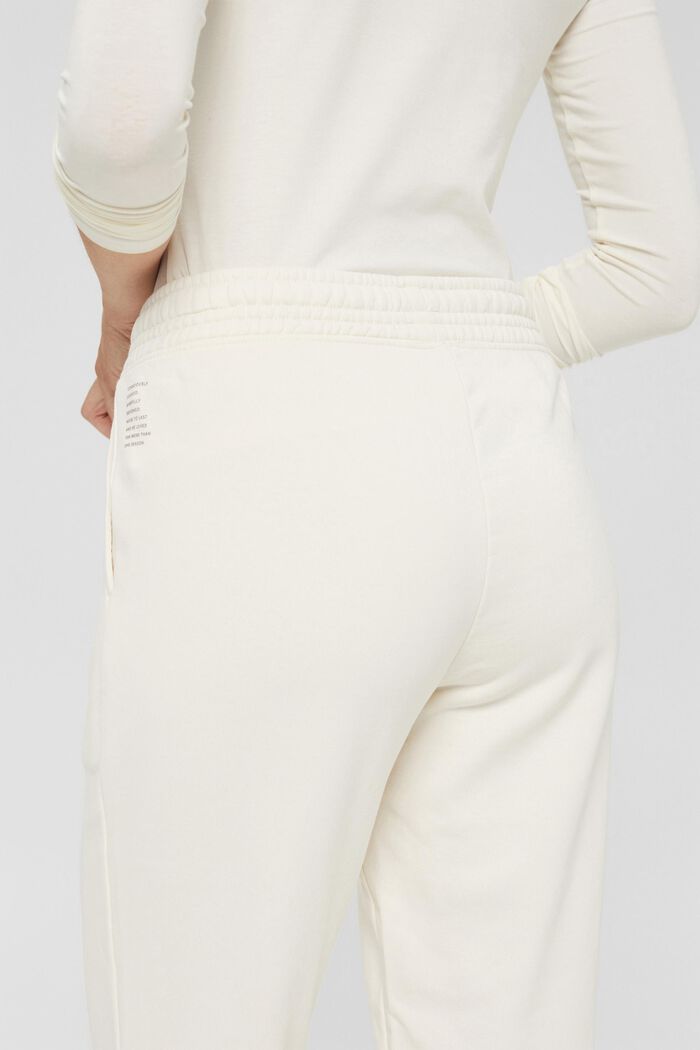 Pantalón de felpa muy suave con algodón ecológico, OFF WHITE, detail image number 5