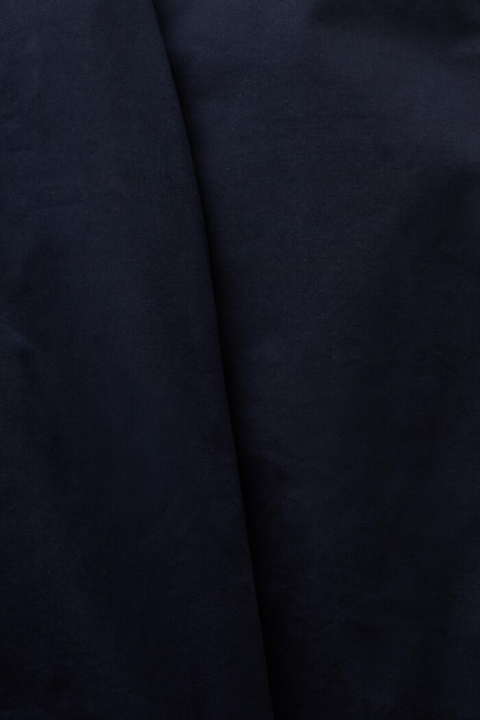 Pantalón chino de corte recto en algodón ecológico, NAVY, detail image number 5