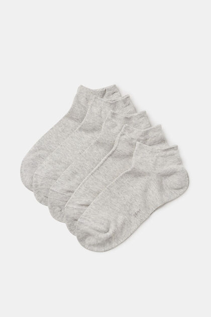 Pack de cinco pares de calcetines en mezcla de algodón