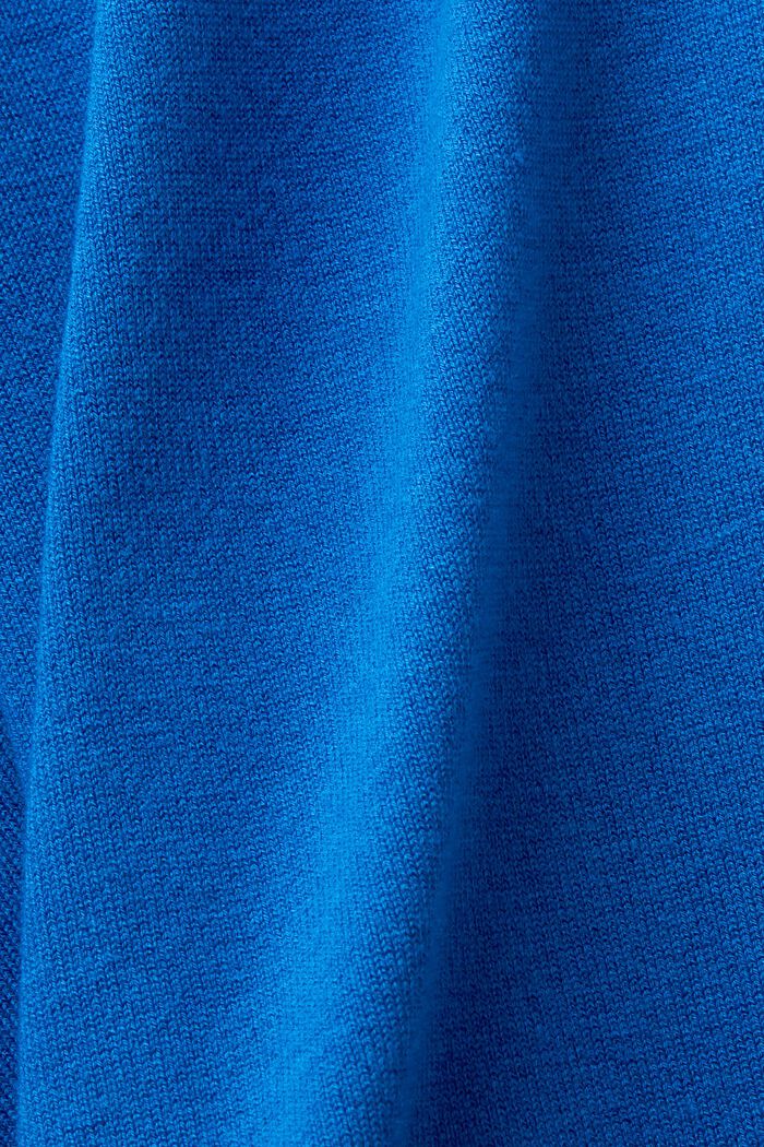 Jersey con mangas murciélago y cuello vuelto, BRIGHT BLUE, detail image number 5