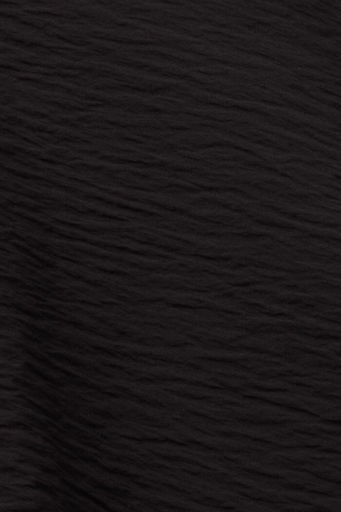 Blusa con textura, BLACK, detail image number 5