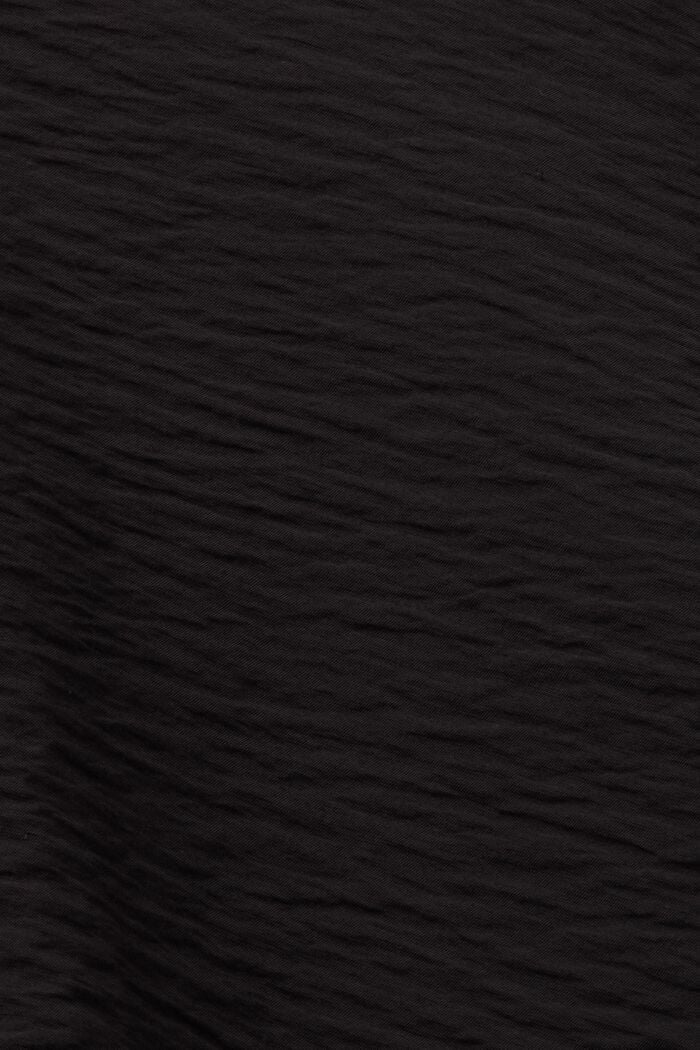 Blusa con textura, BLACK, detail image number 5