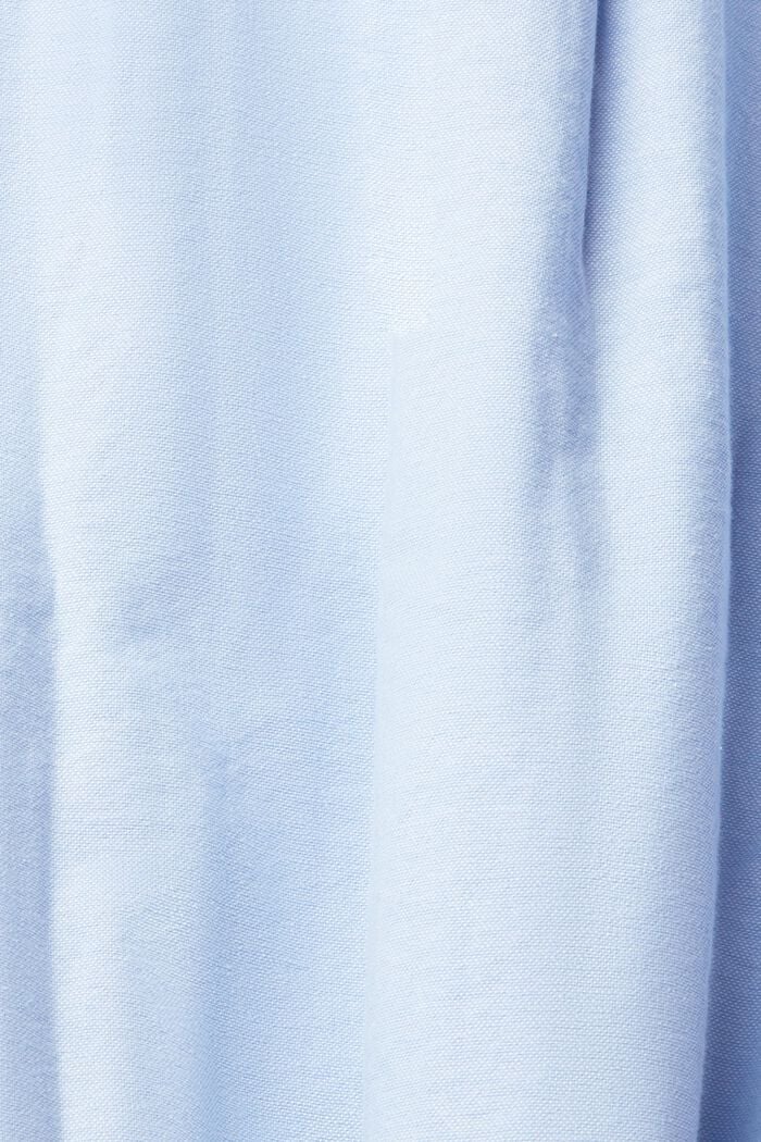 Camisa con cuello abotonado, 100% algodón, LIGHT BLUE, detail image number 5