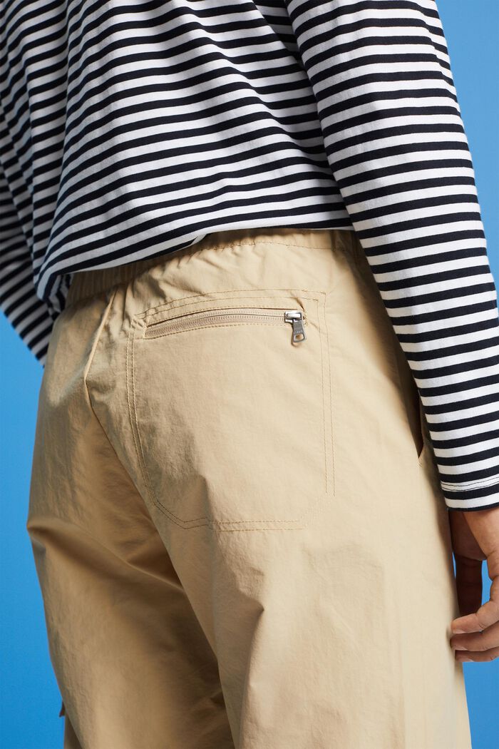 Pantalones cargo con perneras rectas, SAND, detail image number 4