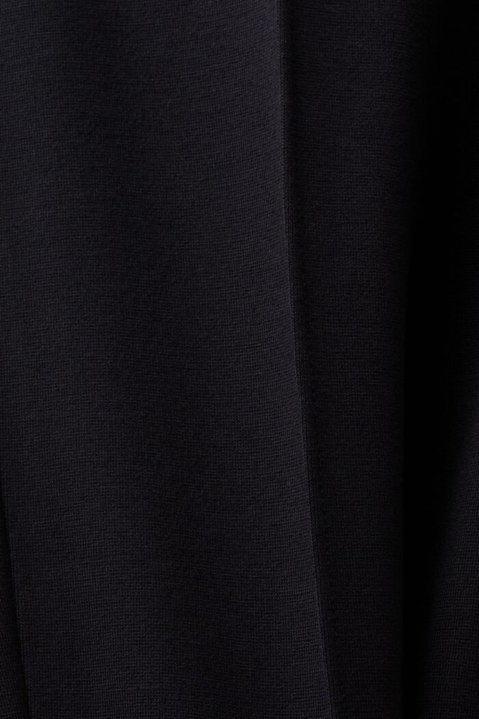 Pantalones de punto con abertura en el dobladillo, BLACK, detail image number 5