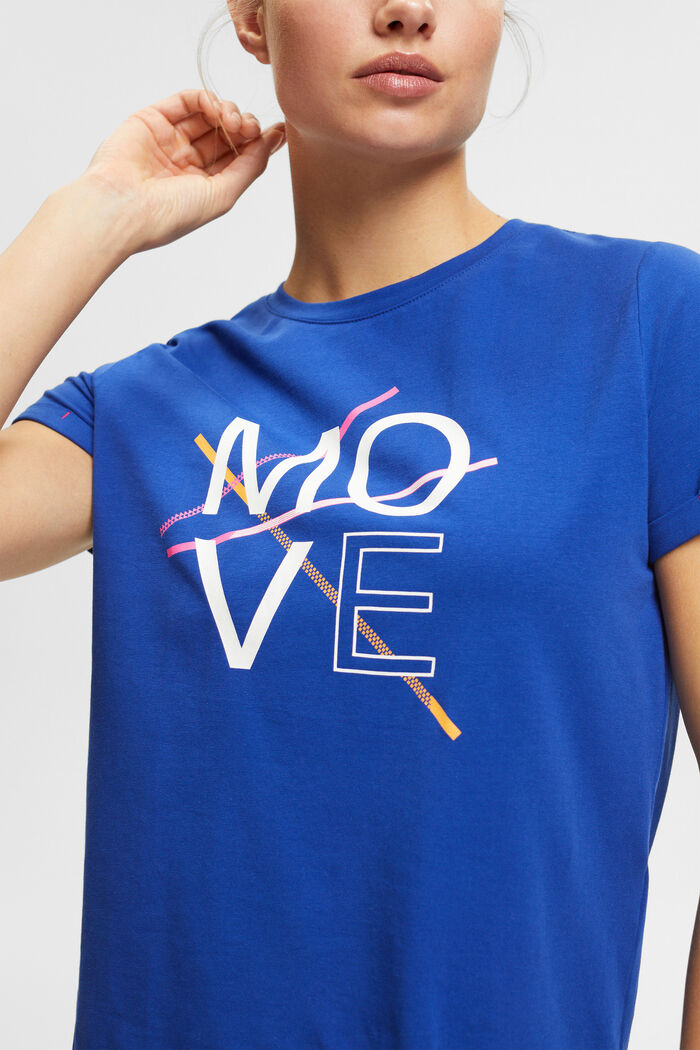 Camiseta deportiva de algodón, BRIGHT BLUE, detail image number 2