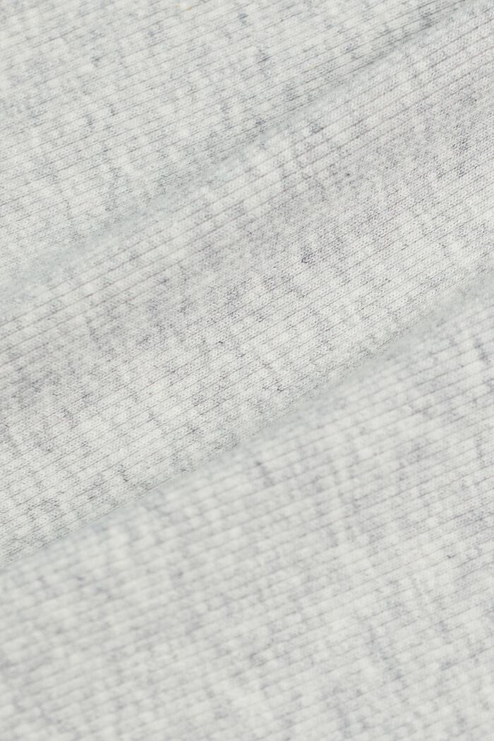Camiseta de tirantes acanalada de algodón ecológico, LIGHT GREY, detail image number 5