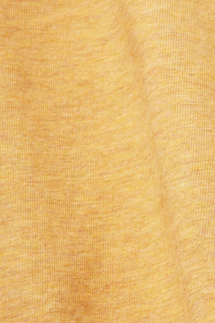 Polo de jersey de algodón, SUNFLOWER YELLOW, detail image number 5