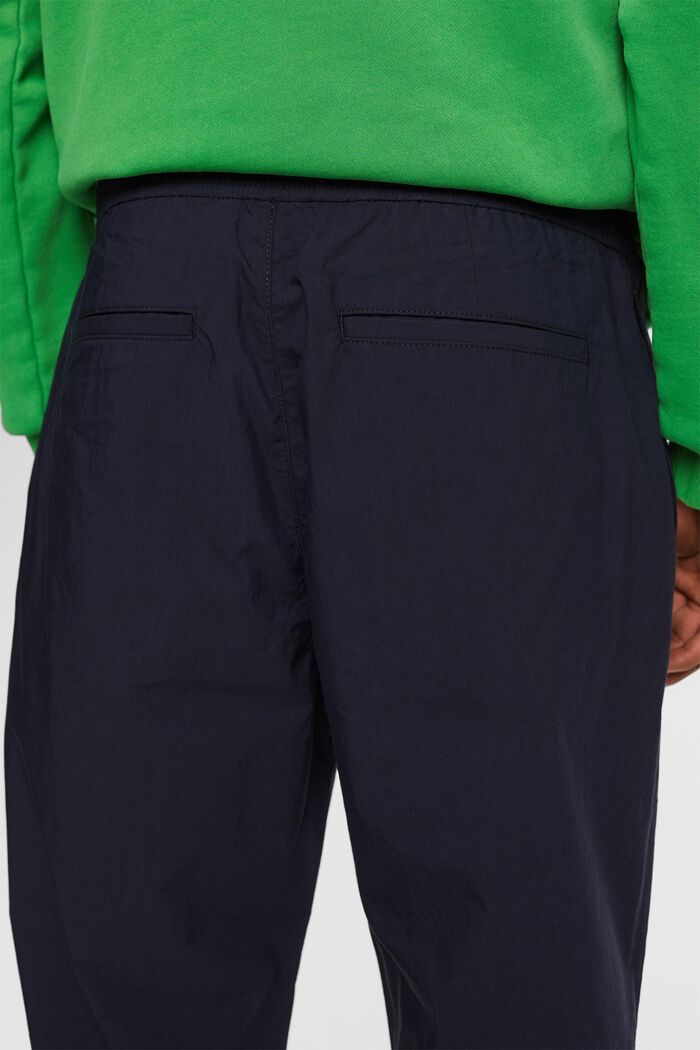 Pantalón sin cierre, mezcla de algodón, NAVY, detail image number 4