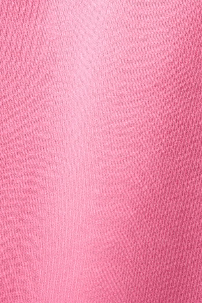 Pantalón unisex en felpa de algodón con logotipo, PINK FUCHSIA, detail image number 7